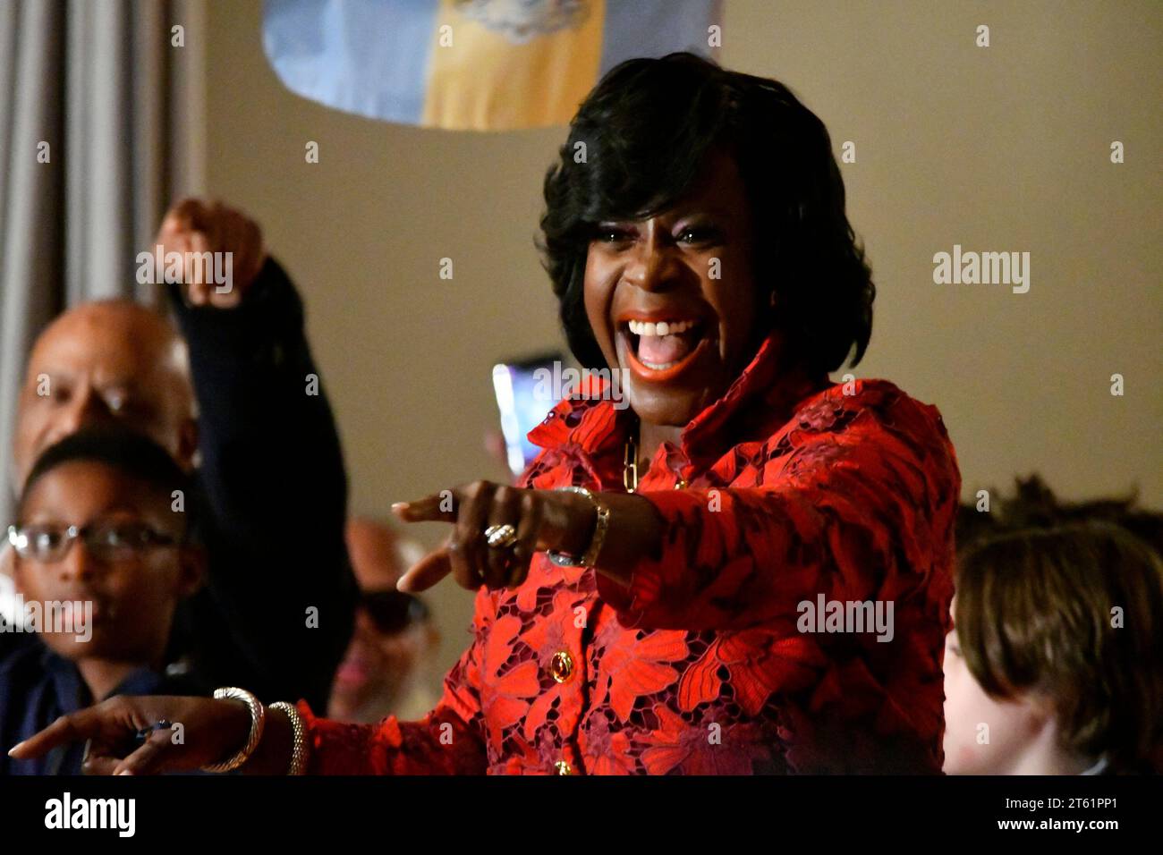 Philadelphia, United States. 07th Nov, 2023. Cherelle Parker, the