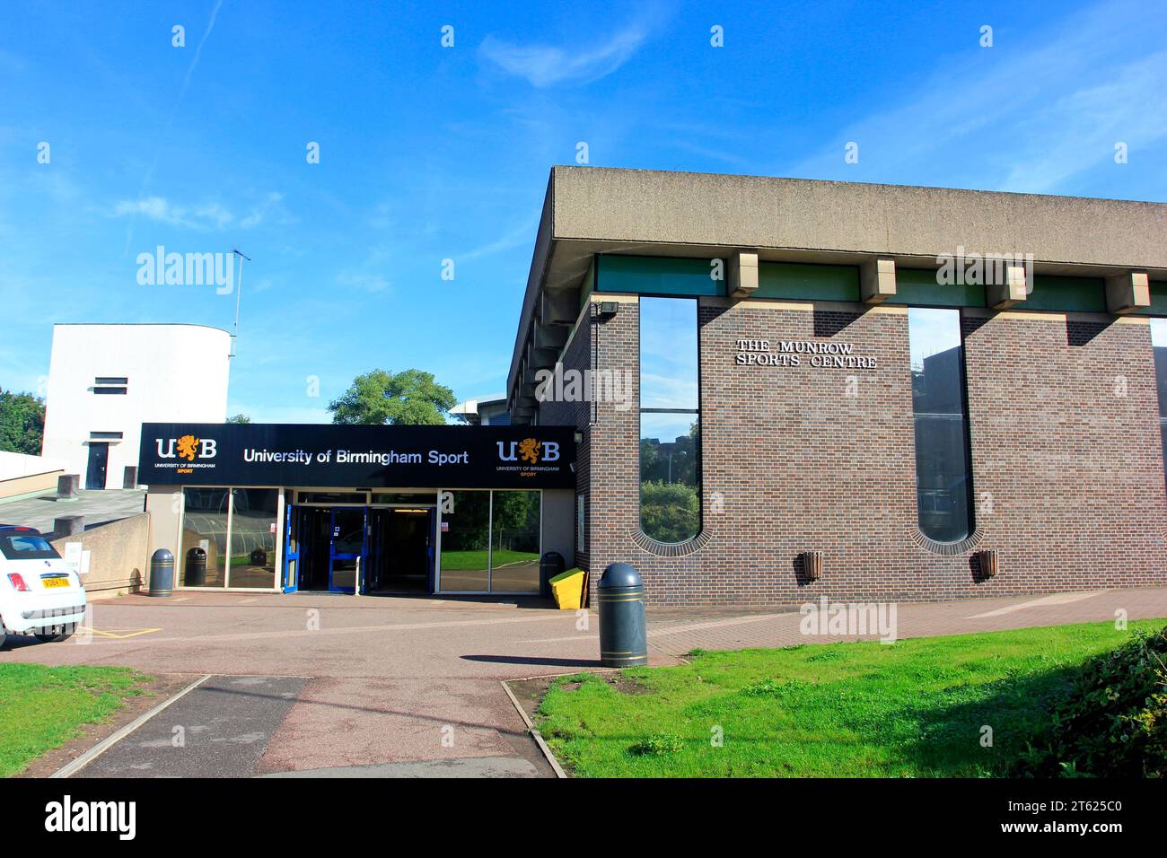 Birmingham - September 11: Munrow sports center in the University of Birmingham, on September 11, 2016, UK Stock Photo