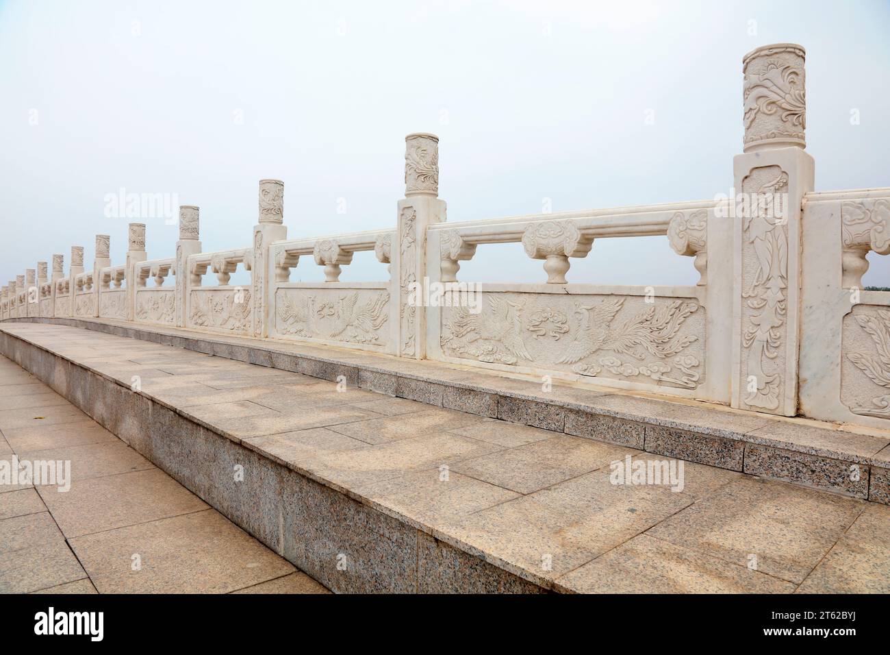 white marble stone railing Stock Photo - Alamy