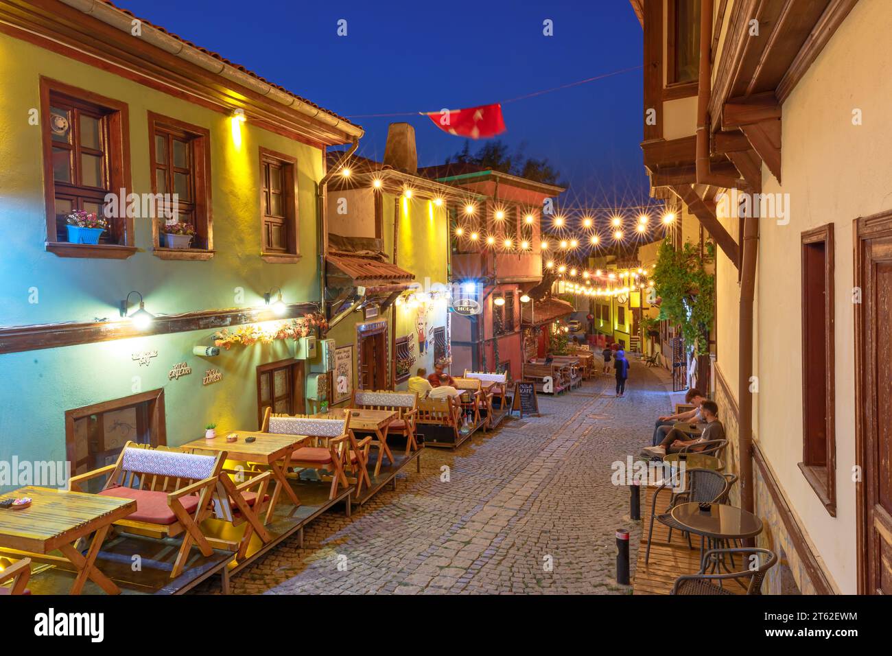Turkey - Aug 2, 2023: roads of Eskisehir intricately connect the city, threading through its varied communities and historic Odunpazari district Stock Photo