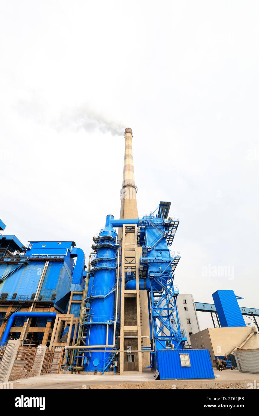 Factory environmental protection facilities Stock Photo - Alamy