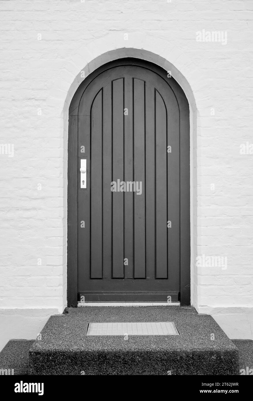 Gate arch round Black and White Stock Photos & Images - Alamy