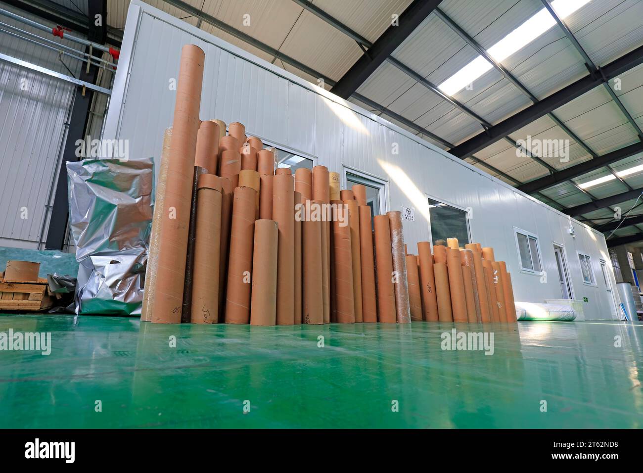 Industrial raw materials axis in the factory Stock Photo Alamy