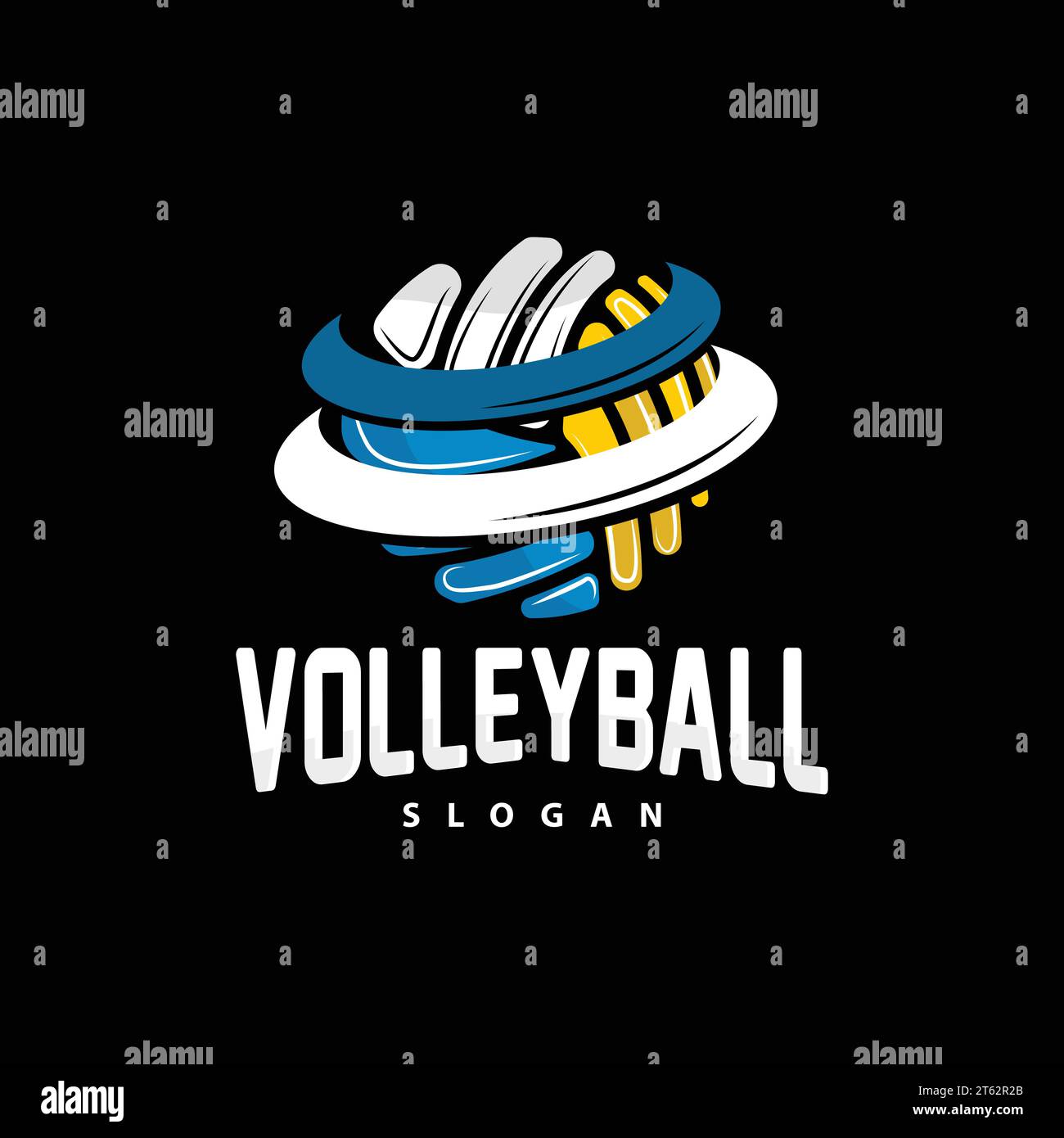 Volleyball Logo, Sport Simple Design, World Sports Tournament Vector