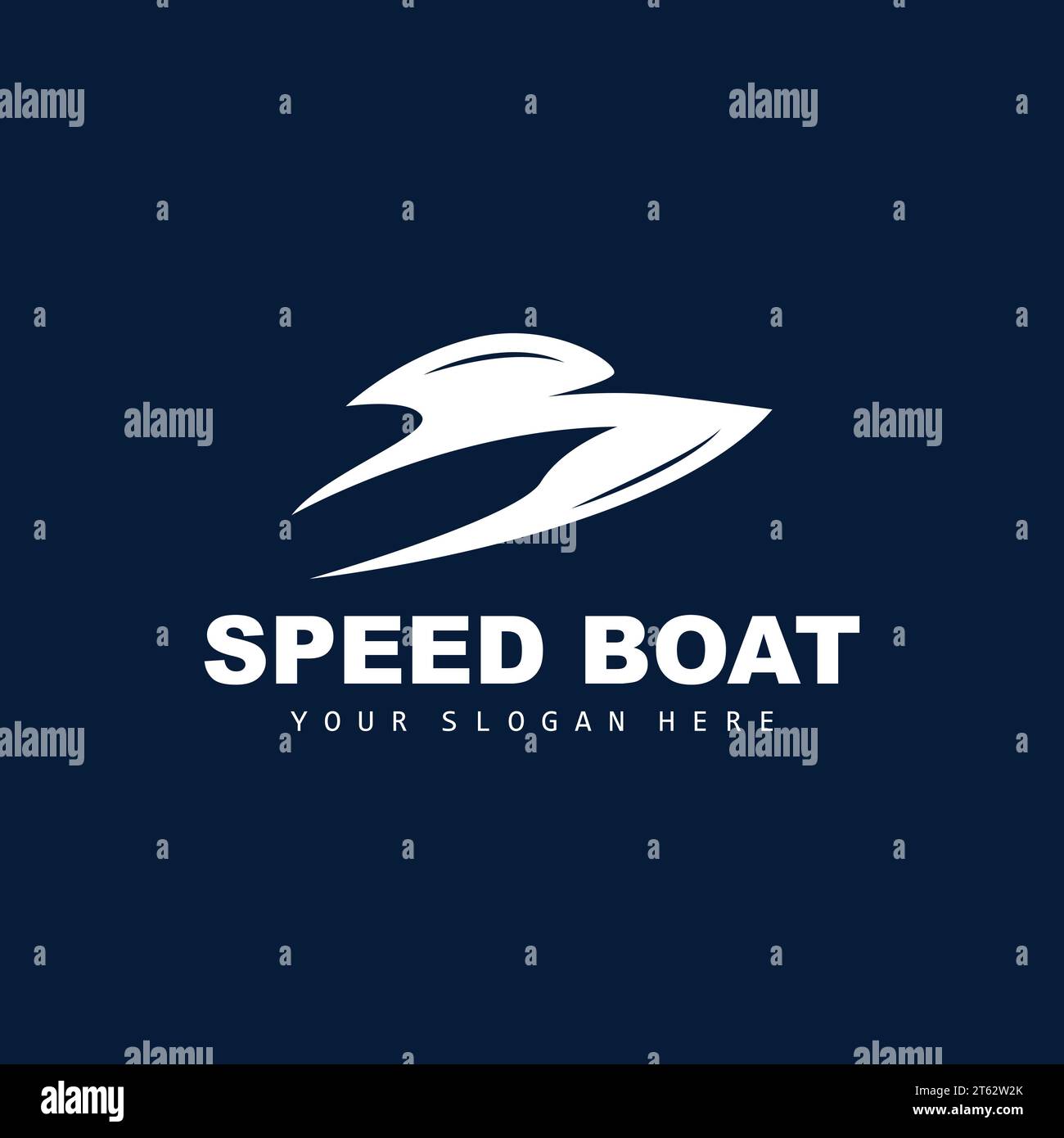 Speed Boat Logo, Fast Cargo Ship Vector, Sailboat, Design For Ship