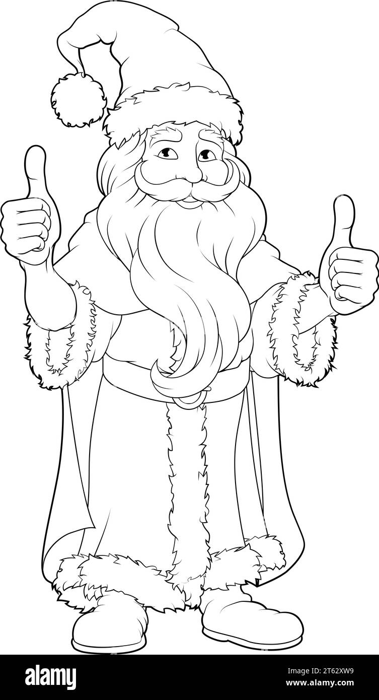 Santa Claus Father Christmas Cartoon Stock Vector Image & Art Alamy