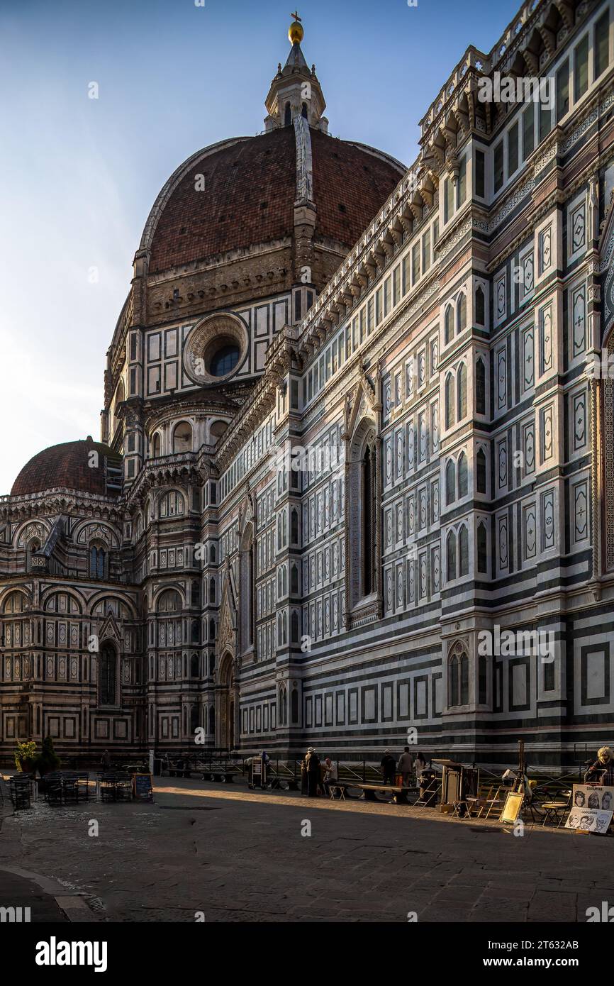 The beautiful Duomo with Brunelleschi's dome in Florence, Italy Stock Photo