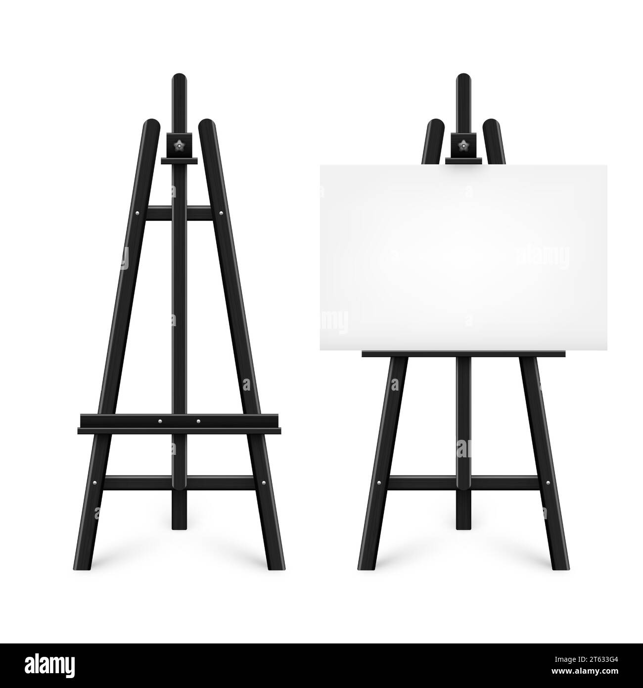 https://c8.alamy.com/comp/2T633G4/realistic-paint-desk-with-blank-white-canvas-black-wooden-easel-and-a-sheet-of-drawing-paper-presentation-board-on-a-tripod-artwork-mockup-2T633G4.jpg