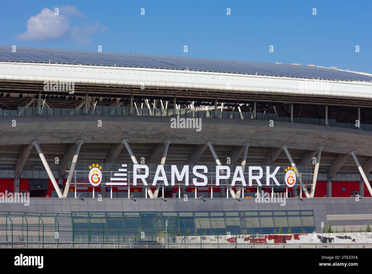 Rams Turkey Rams Park Stadium aka Galatasaray Stadium. Istanbul Turkiye - 10.28. ...