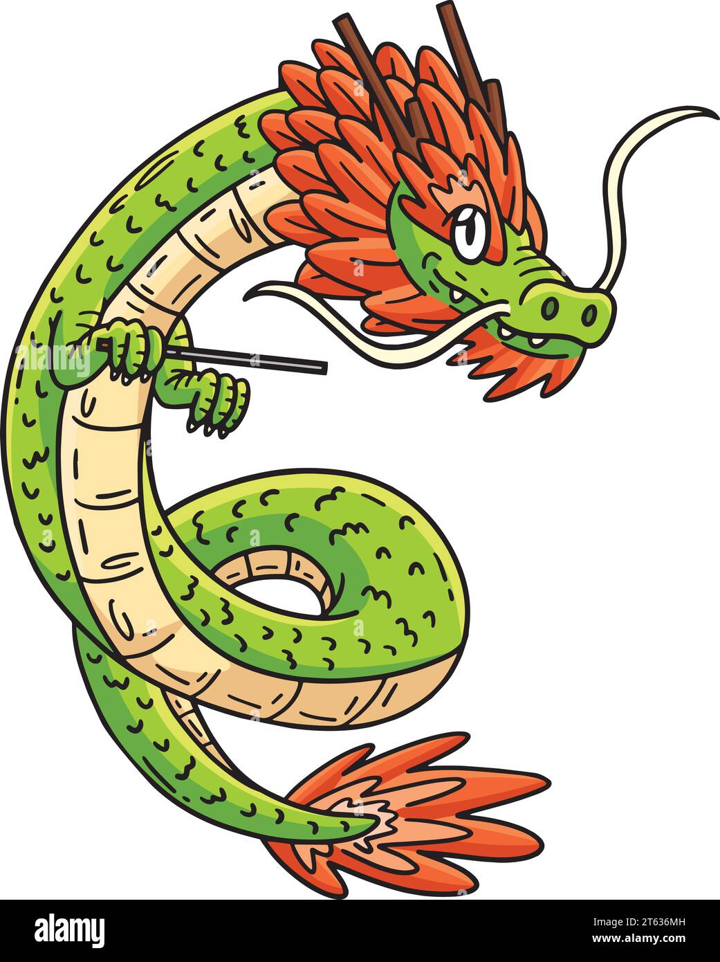Year of the Dragon Cartoon Colored Clipart Stock Vector Image & Art - Alamy