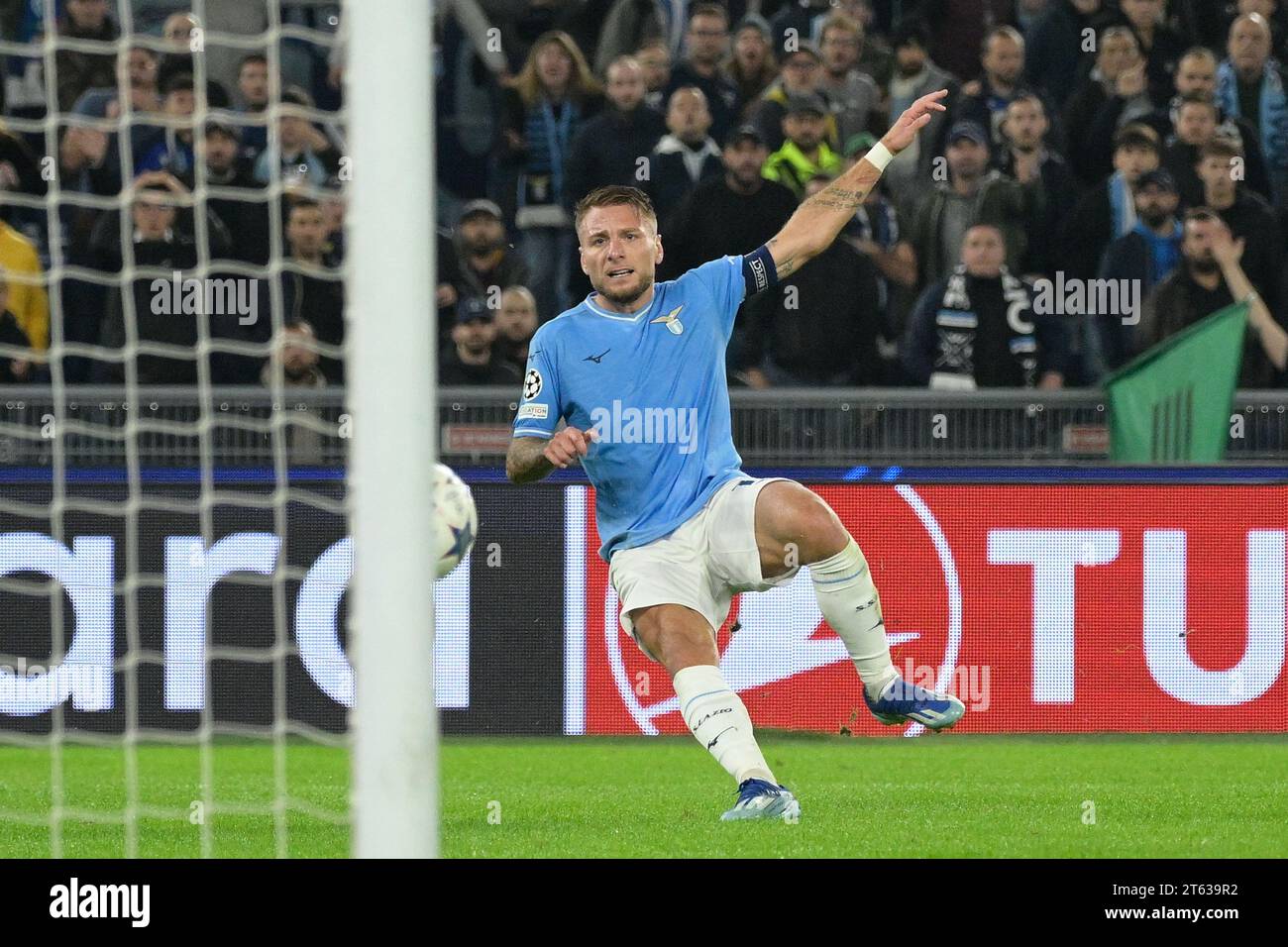 Rome, Italy. 07th Nov, 2023. Ciro Immobile (SS Lazio); goal 10 during