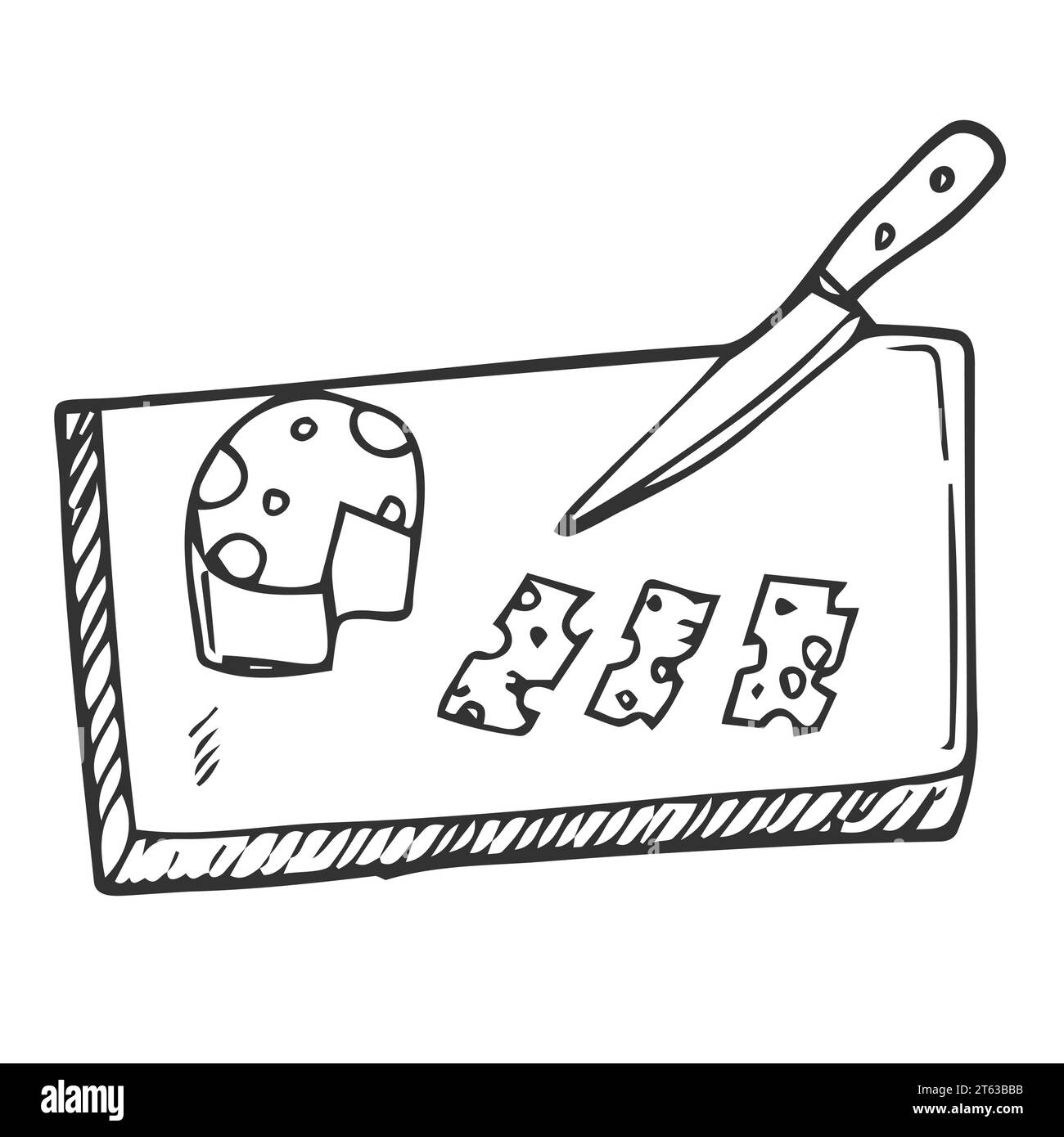 Knife sliced cheese icon on white background. Vector illustration Stock