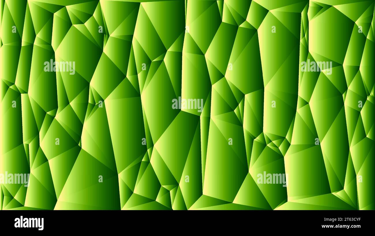 Geometric abstract luxury green background, vector background Stock Vector