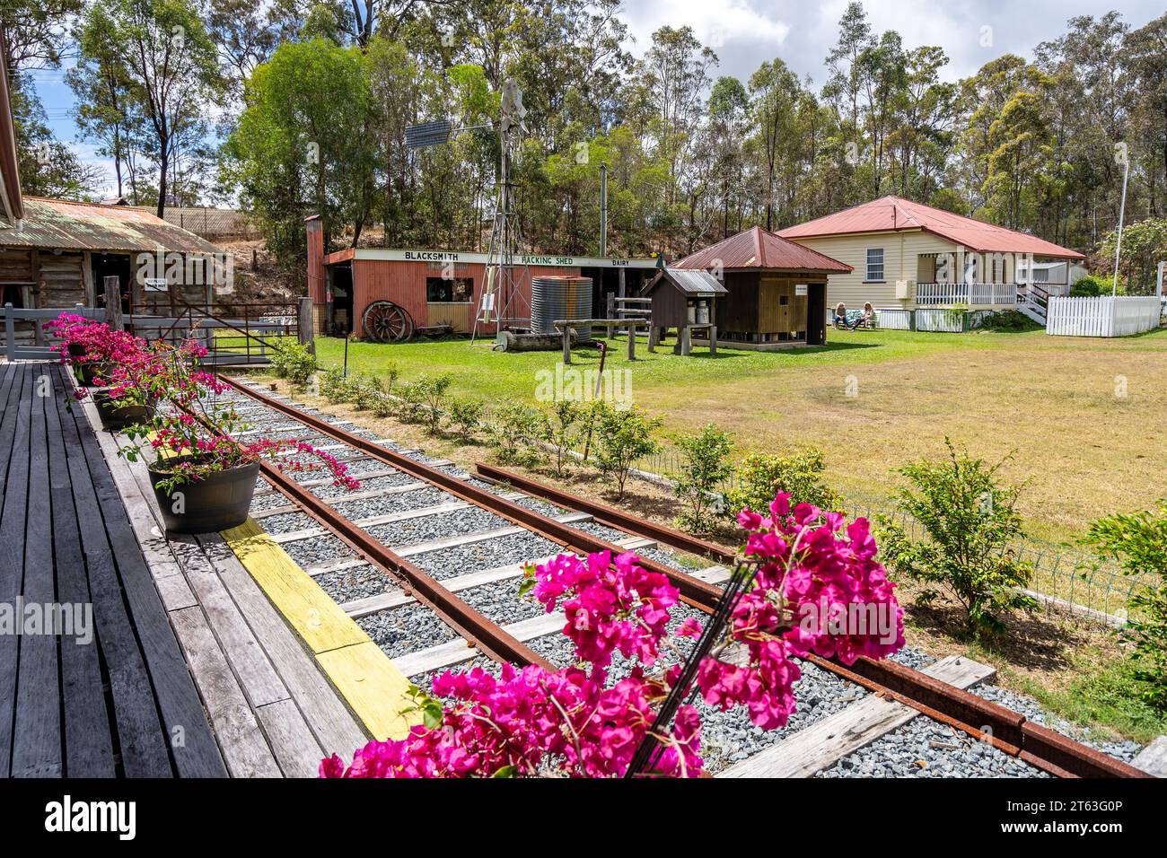 Gold Coast, Queensland, Australia Old Nerang railway station Stock