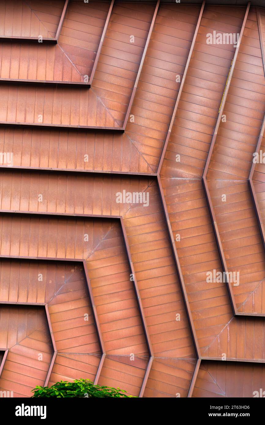 Architectural detail surface texture background with polygonal pattern ...