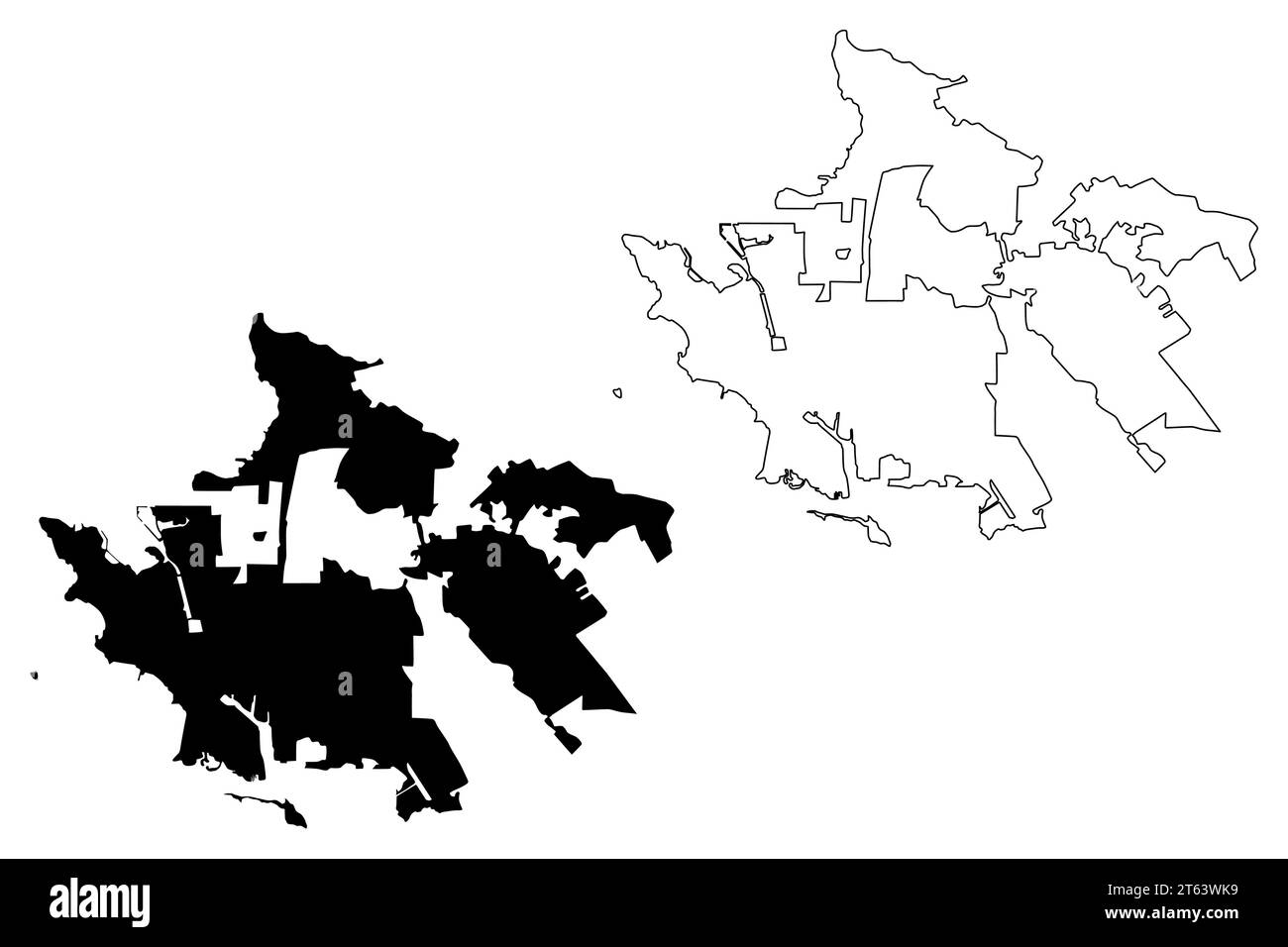 Richmond california map Black and White Stock Photos & Images Alamy
