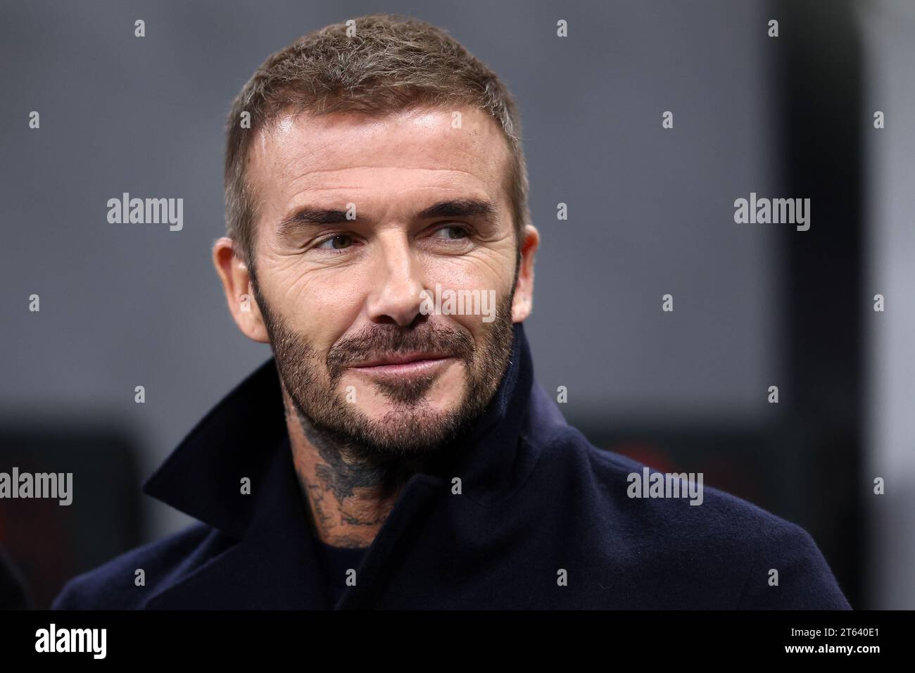 Milano, Italy. 07th Nov, 2023. Former player David Beckham looks on ...