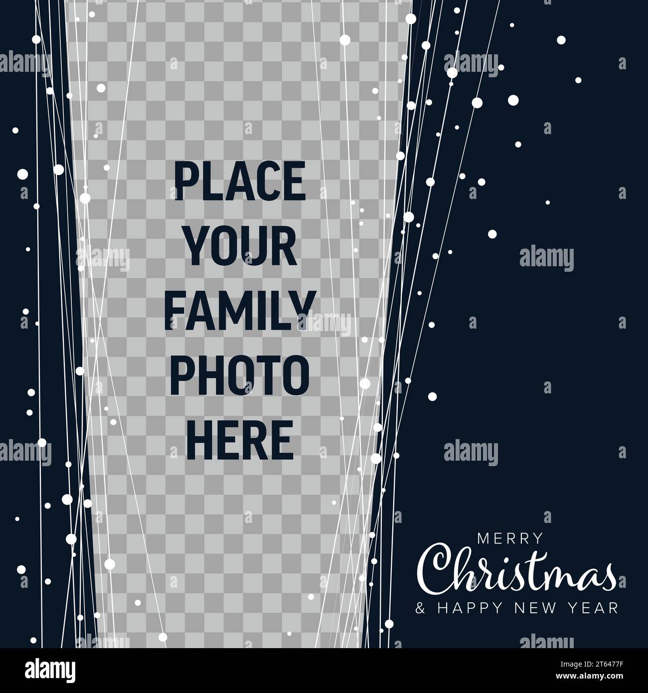 Circle window verticla stripe frame layout template with place for your ...