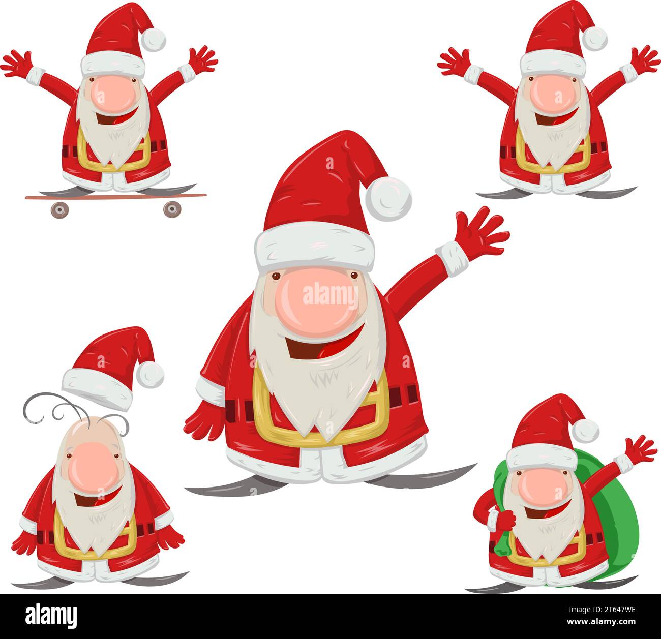 Full body illustration santa Stock Vector Images Alamy Full body illustration santa Stock Vector Images Alamy