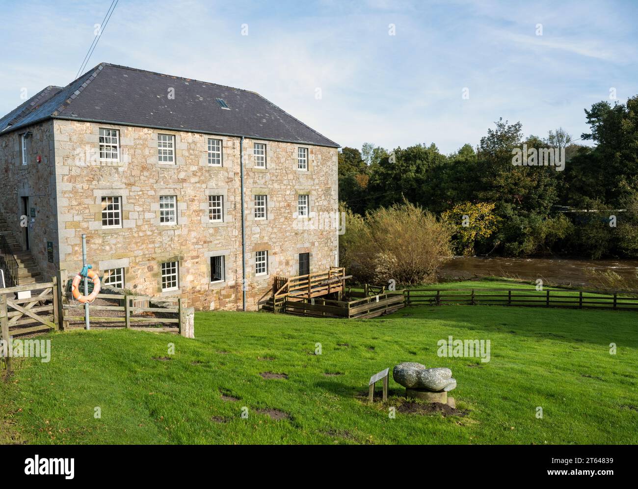 Heatherslaw Corn Mill, CornhillonTweed, Northumberland, England, UK