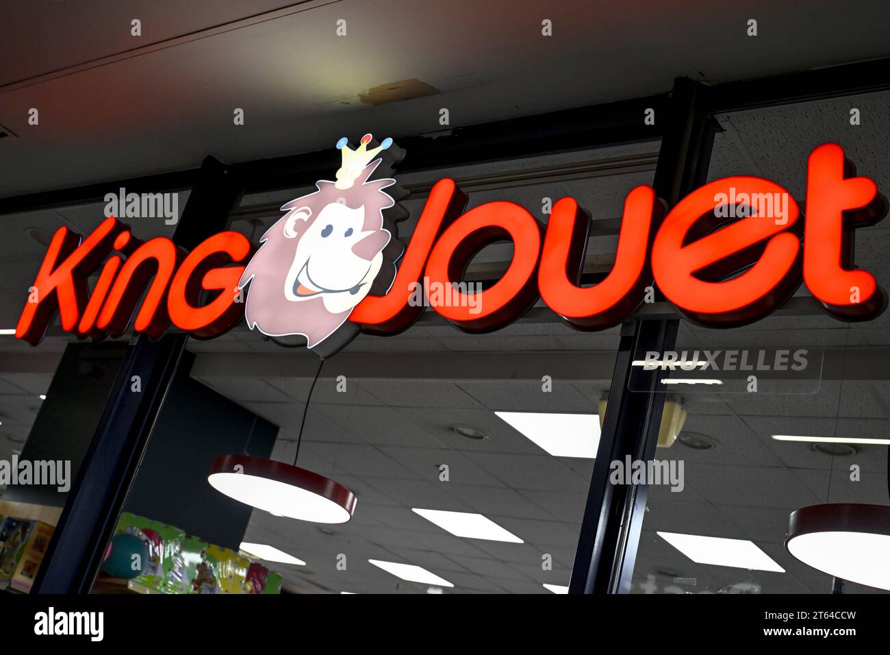 Brussels, Belgium. 08th Nov, 2023. Illustration shows a shop of King