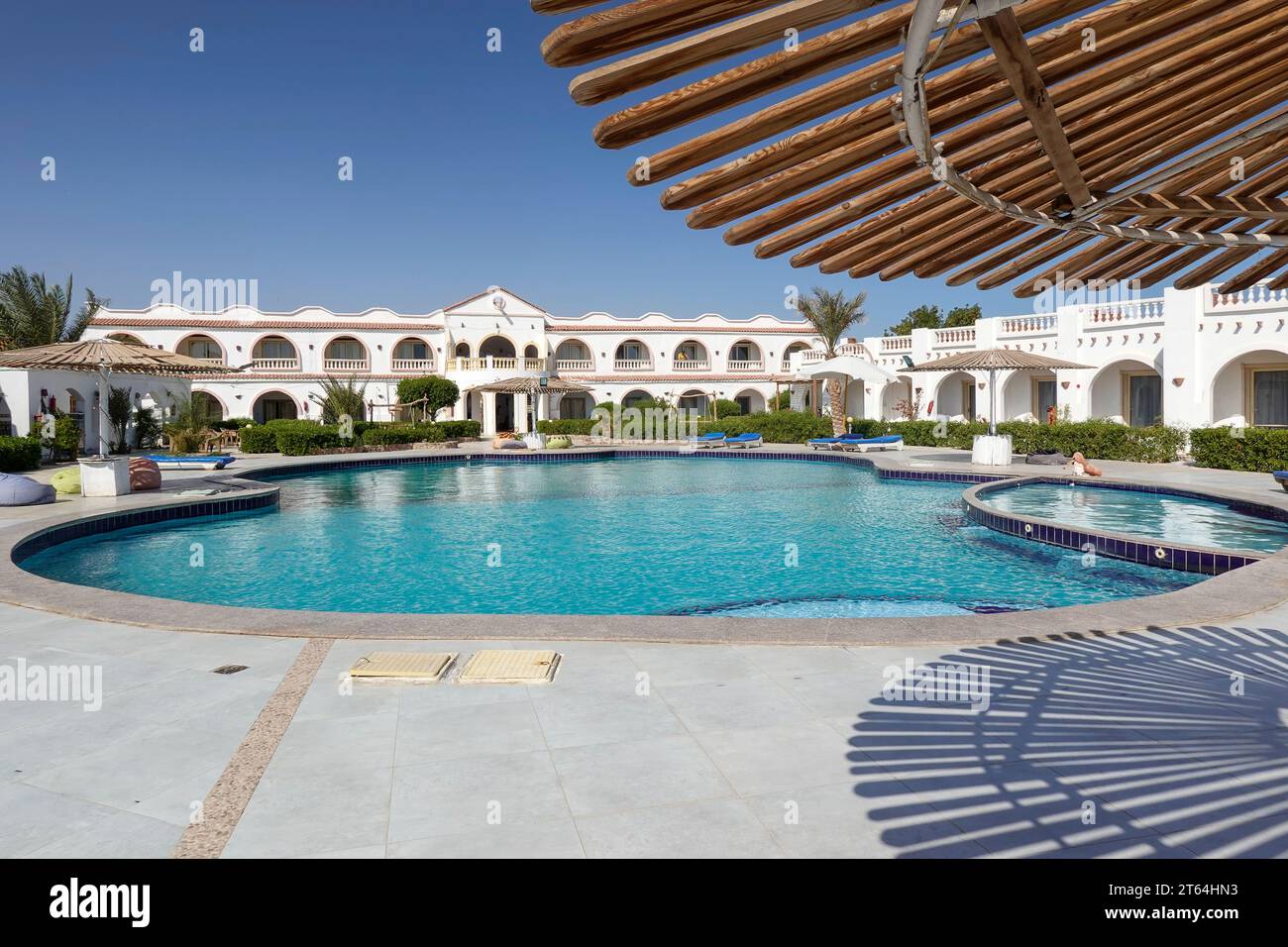 Swimmingpool, Canyon Hotel, South Dahab, Sinai, Ägypten Stock Photo