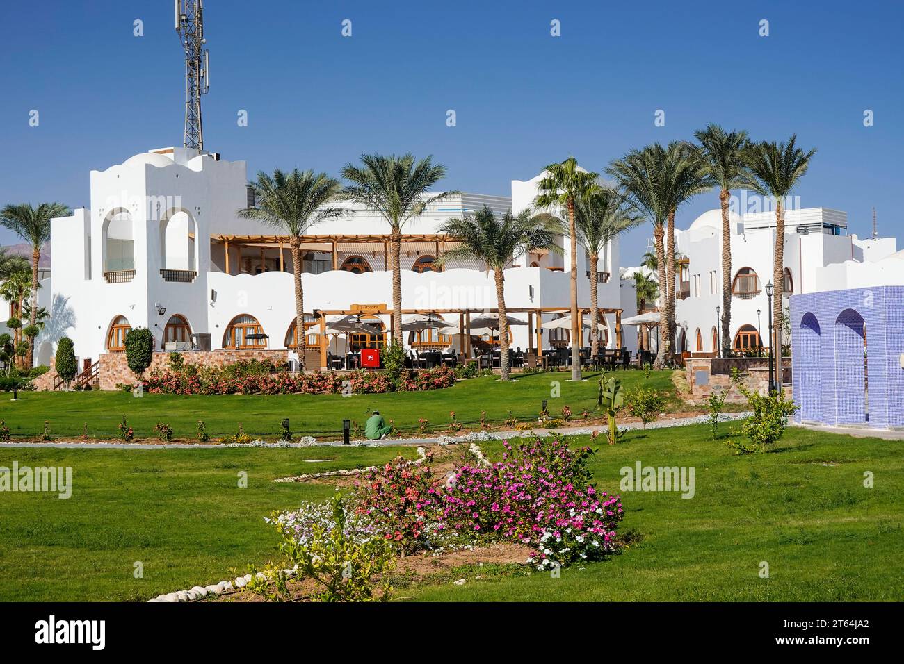 Hotelzimmer, Hotelanlage Safir, South Dahab, Sinai, Ägypten Stock Photo