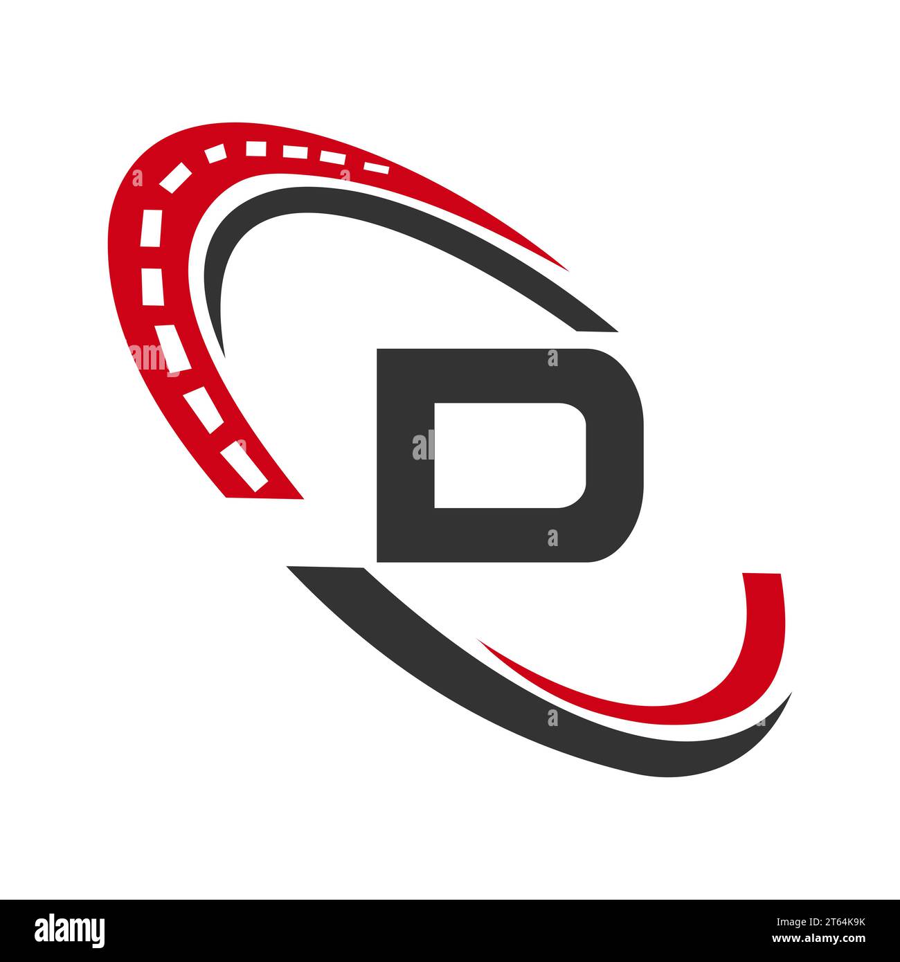 Letter D Transport Sign, Transportation Logo Design Template ...
