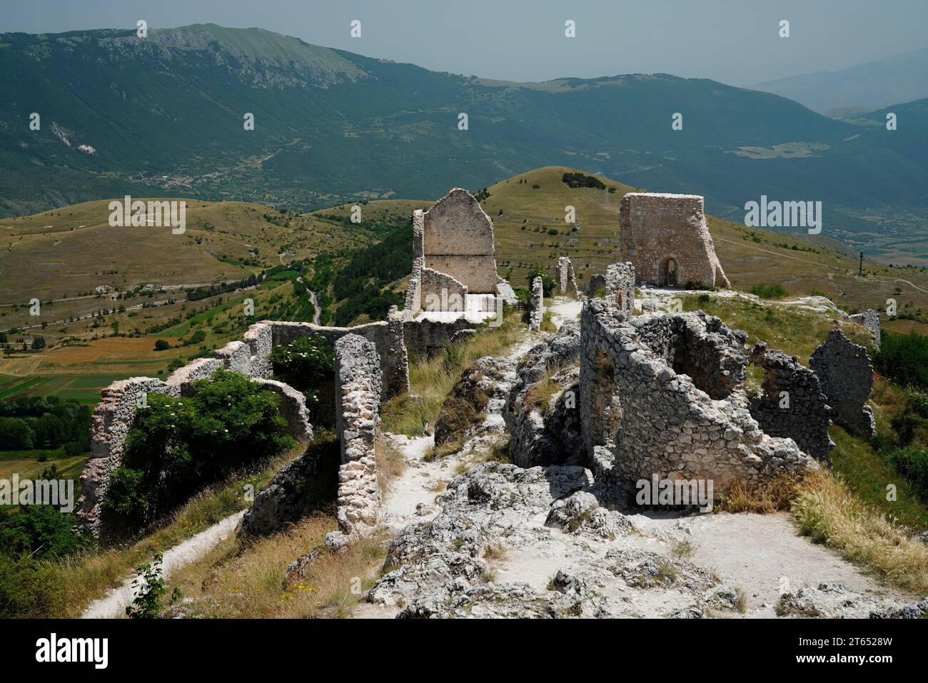 Rocca Calascio, Apennines, Province of L' (Aquila), Abruzzo Region, Italy Stock Photo