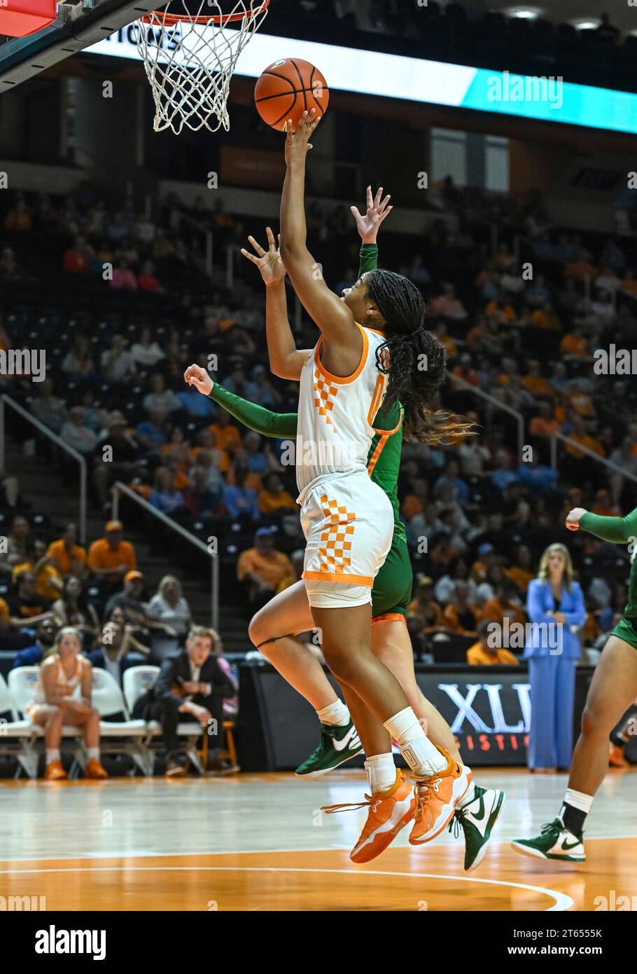 KNOXVILLE, TN - NOVEMBER 07: Tennessee Lady Vols guard Jewel Spear (0 ...