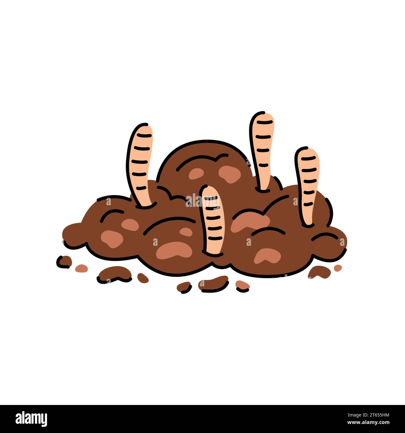 Cartoon earth worm Stock Vector Images - Page 3 - Alamy