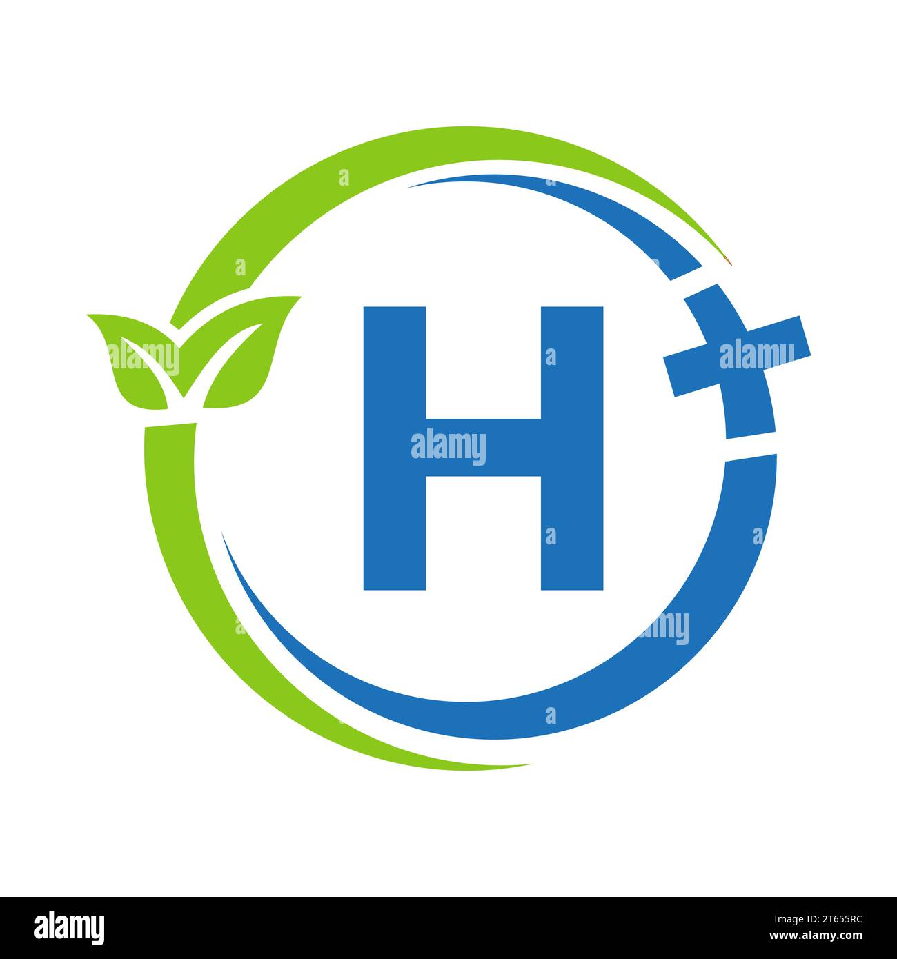 Letter H Healthcare Logo. Doctor Logo on Alphabet H Sign. Medical
