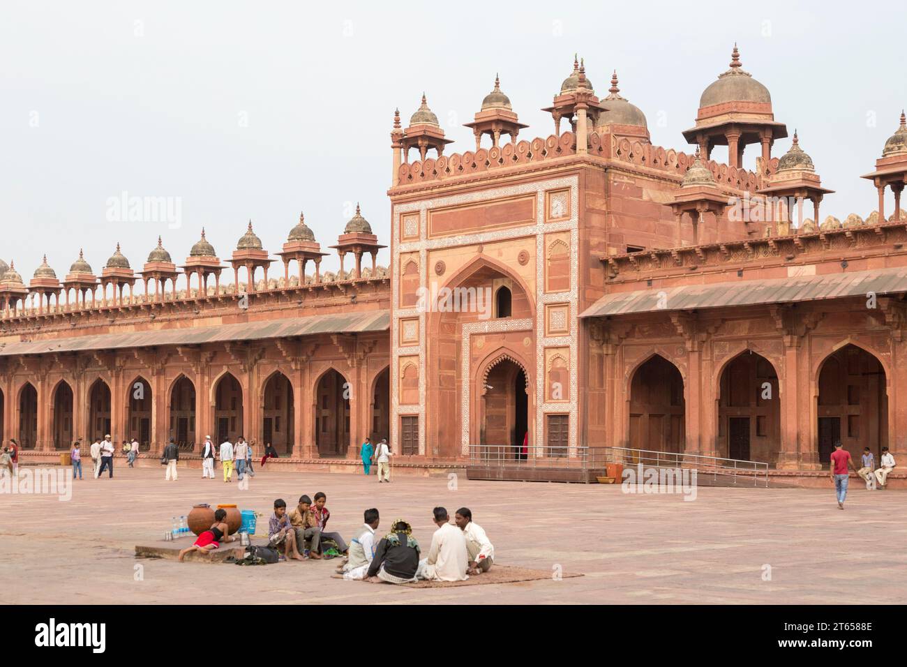 Jami Masjid oder Dargah Moschee, Fatehpur Sikri, Uttar Pradesh, Indien Stock Photo