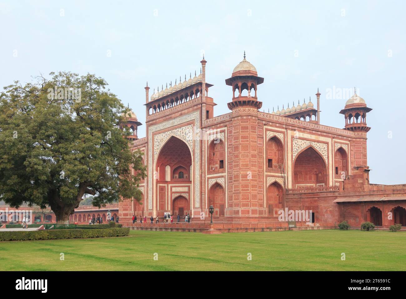 Taj Mahal, Südtor, Agra, Uttar Pradesh, Indien Stock Photo