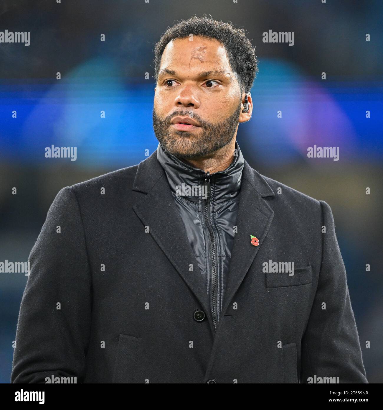 Manchester, UK. 7th November, 2023. Joleon Lescott, during the UEFA