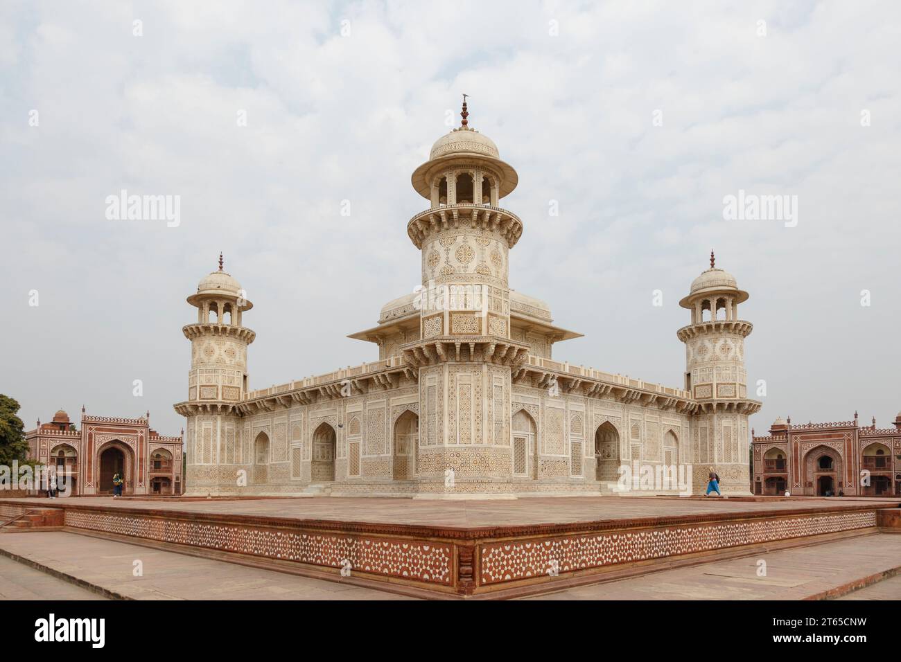 Itimad-ud-Daula-Mausoleum oder auch Baby Taj, Agra, Uttar Pradesh, Indien Stock Photo