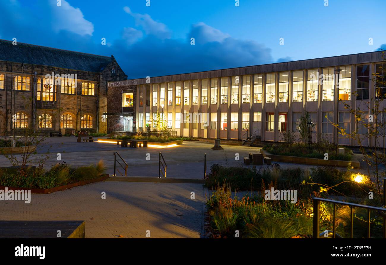 Bangor University Library, (The School on the Hill) College Road, Bangor, Gwynedd, North Wales