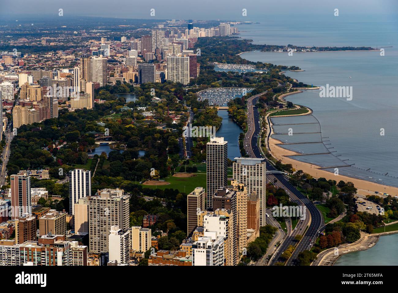 Aerial view of a settlement area hires stock photography and images