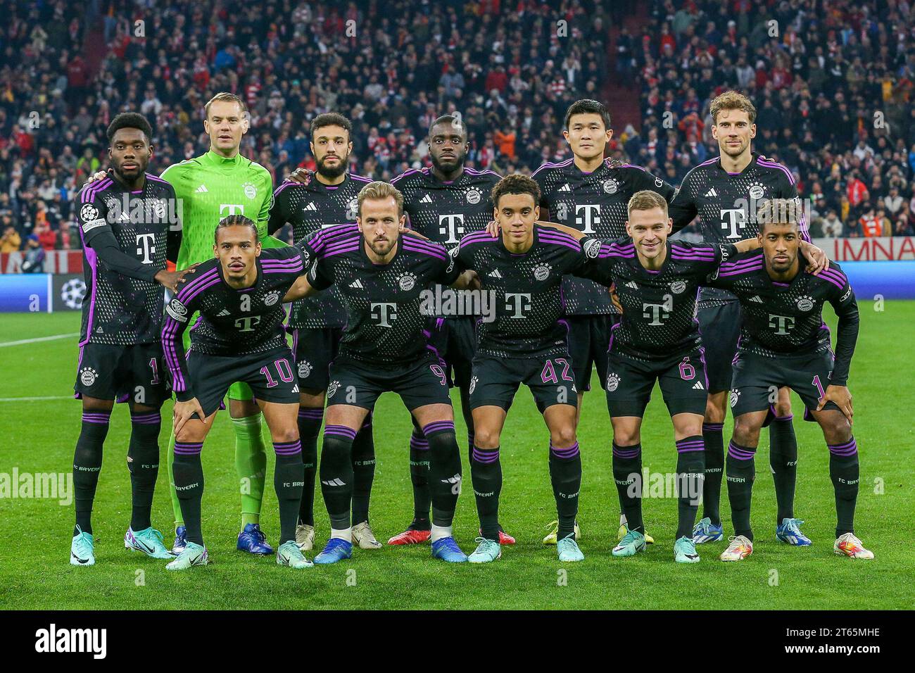 Munich, Germany. 20th Feb, 2018. Bayern team group line-up Football/Soccer  : UEFA Champions League Round of 16 1st leg match between FC Bayern Munchen  5-0 Besiktas JK at Allianz Arena in Munich