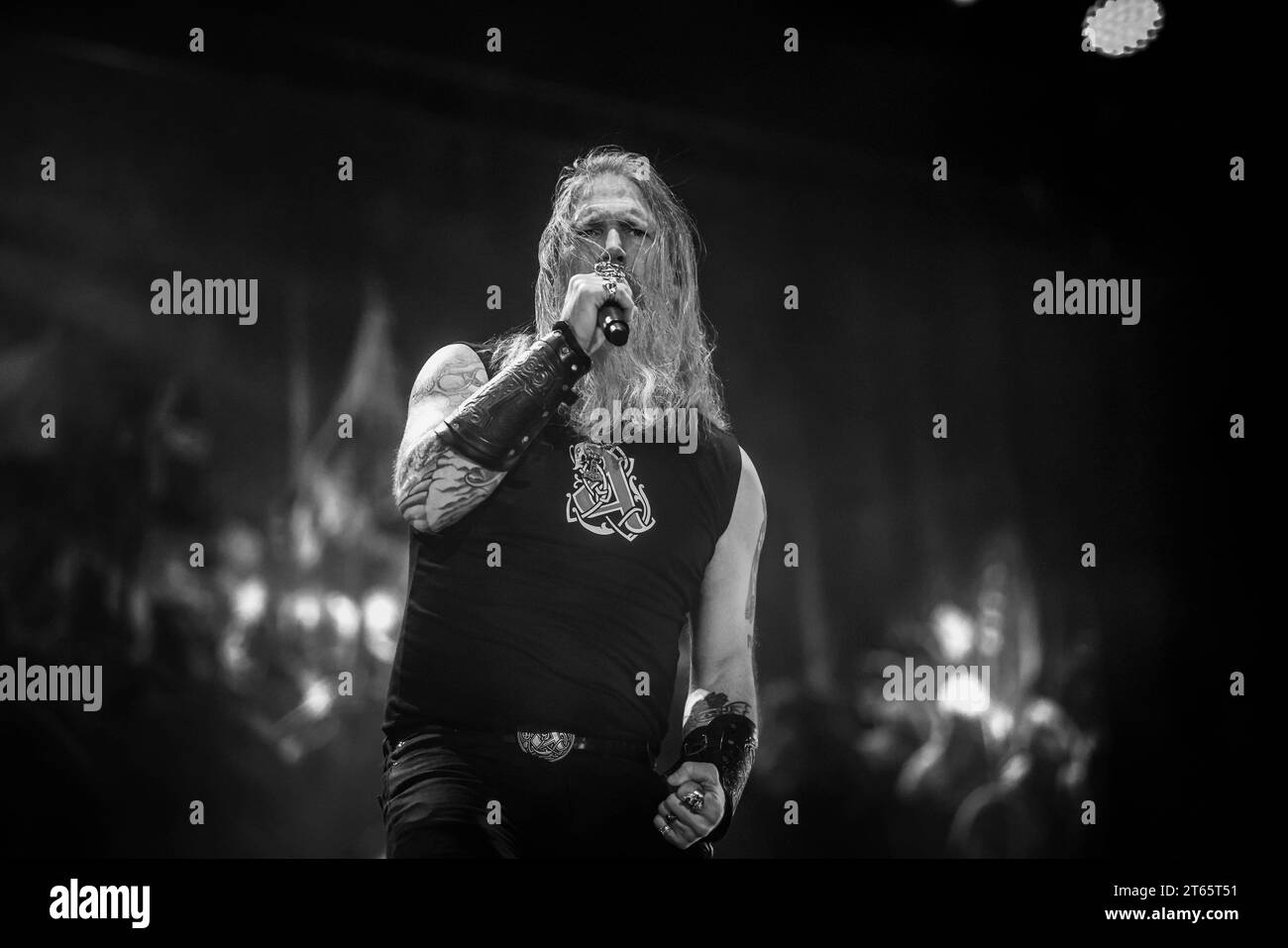 TOLUCA, MEXICO - NOVEMBER 3: Johan Hegg of Amon Amarth performs, during ...