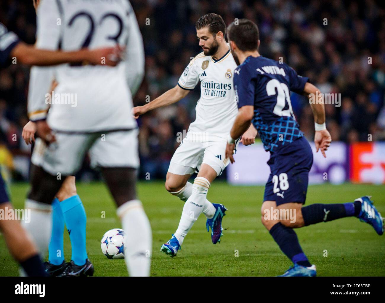 Madrid, Spain. 8th Nov, 2023. MADRID, SPAIN - NOVEMBER 8: .Nacho Fernandez of Real Madrid during the UEFA Champions League match between Real Madrid and SP Braga at the Estadio Santiago Bernabeu on November 8, 2023 in Madrid, Spain (Credit Image: © Maria De Gracia/DAX via ZUMA Press Wire) EDITORIAL USAGE ONLY! Not for Commercial USAGE! Stock Photo