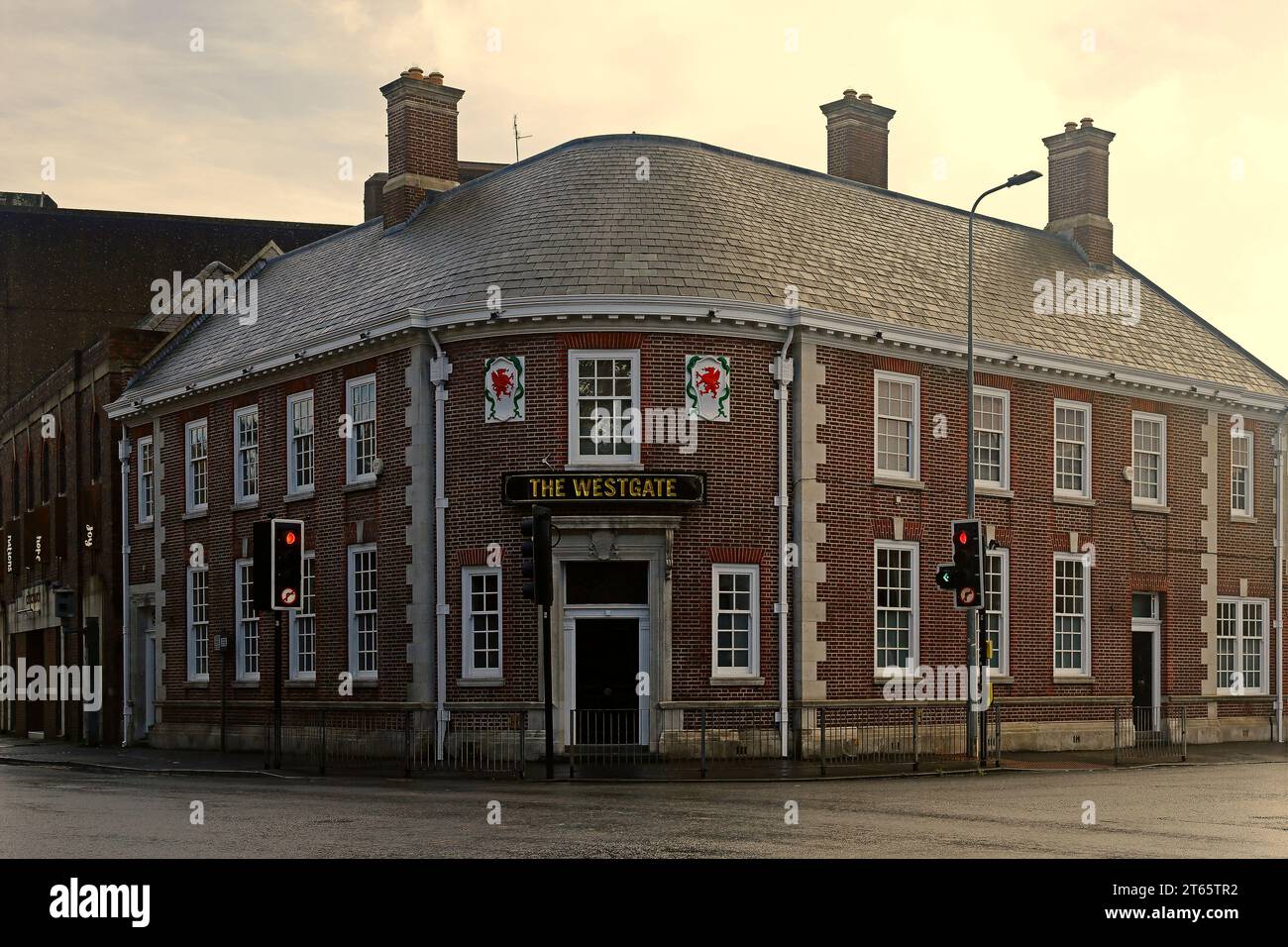 The Westgate, corner of Cowbridge Road East and Lower Cathedral road. Previously a public house