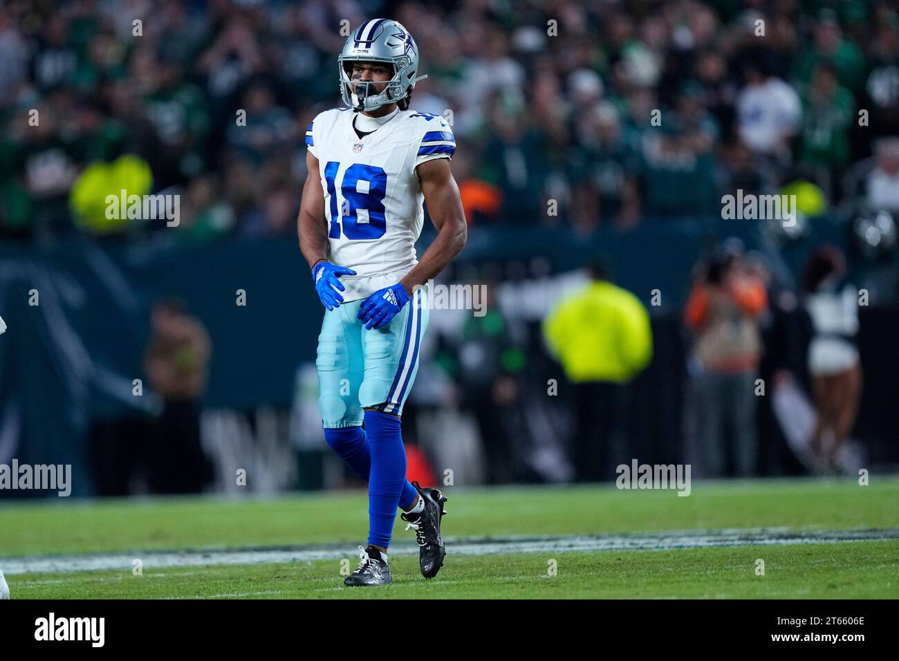 Maillot Dallas Cowboys Jalen Tolbert #18 - Édition 2023, Taille 38, Blanc, Original NFL