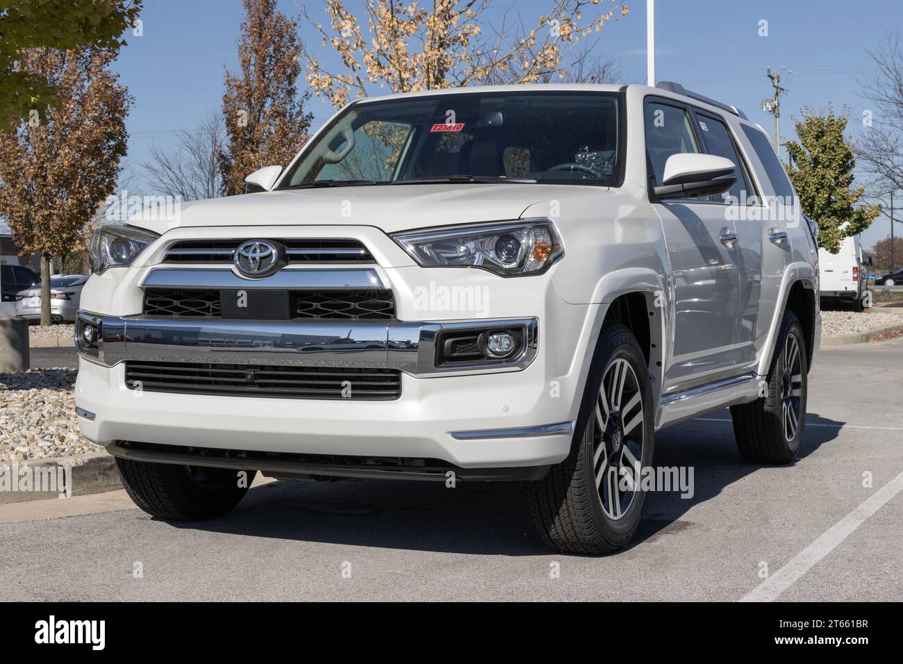 Avon November 5, 2023 Toyota 4Runner display at a dealership. Toyota