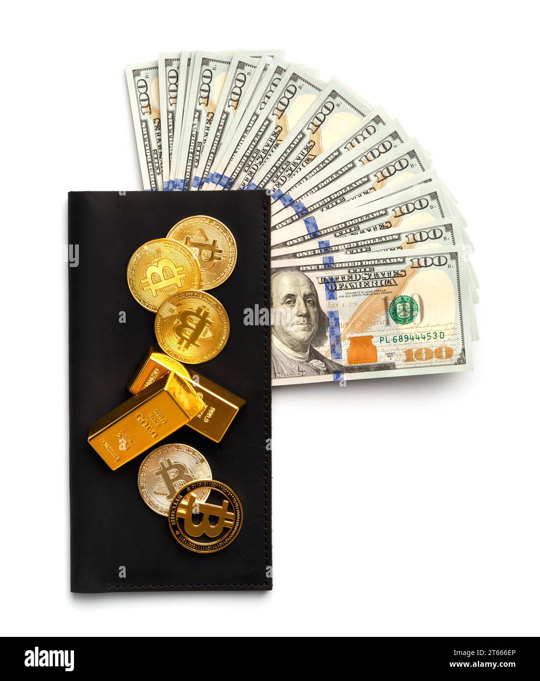 Banknote gold bars gold coin hi-res stock photography and images - Alamy