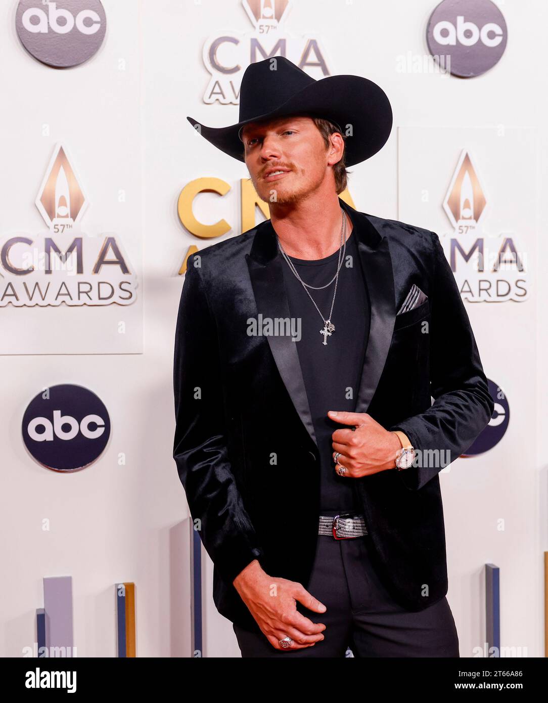 Nashville, United States. 08th Nov, 2023. George Birge arrives on the