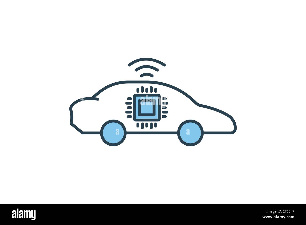 Autonomous vehicle icon vector vectors hi-res stock photography and ...