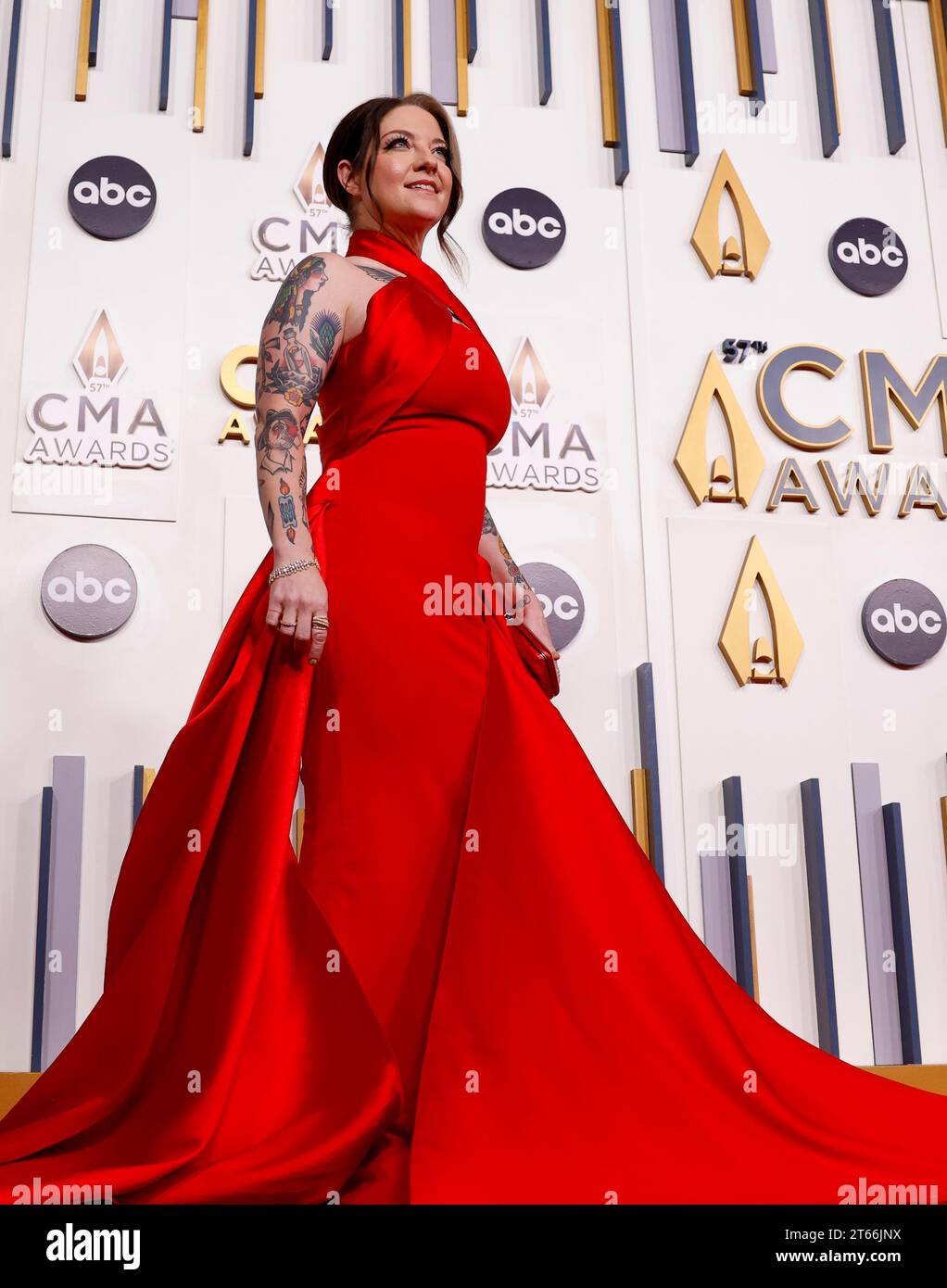 Nashville, United States. 08th Nov, 2023. Ashley McBryde arrives on the