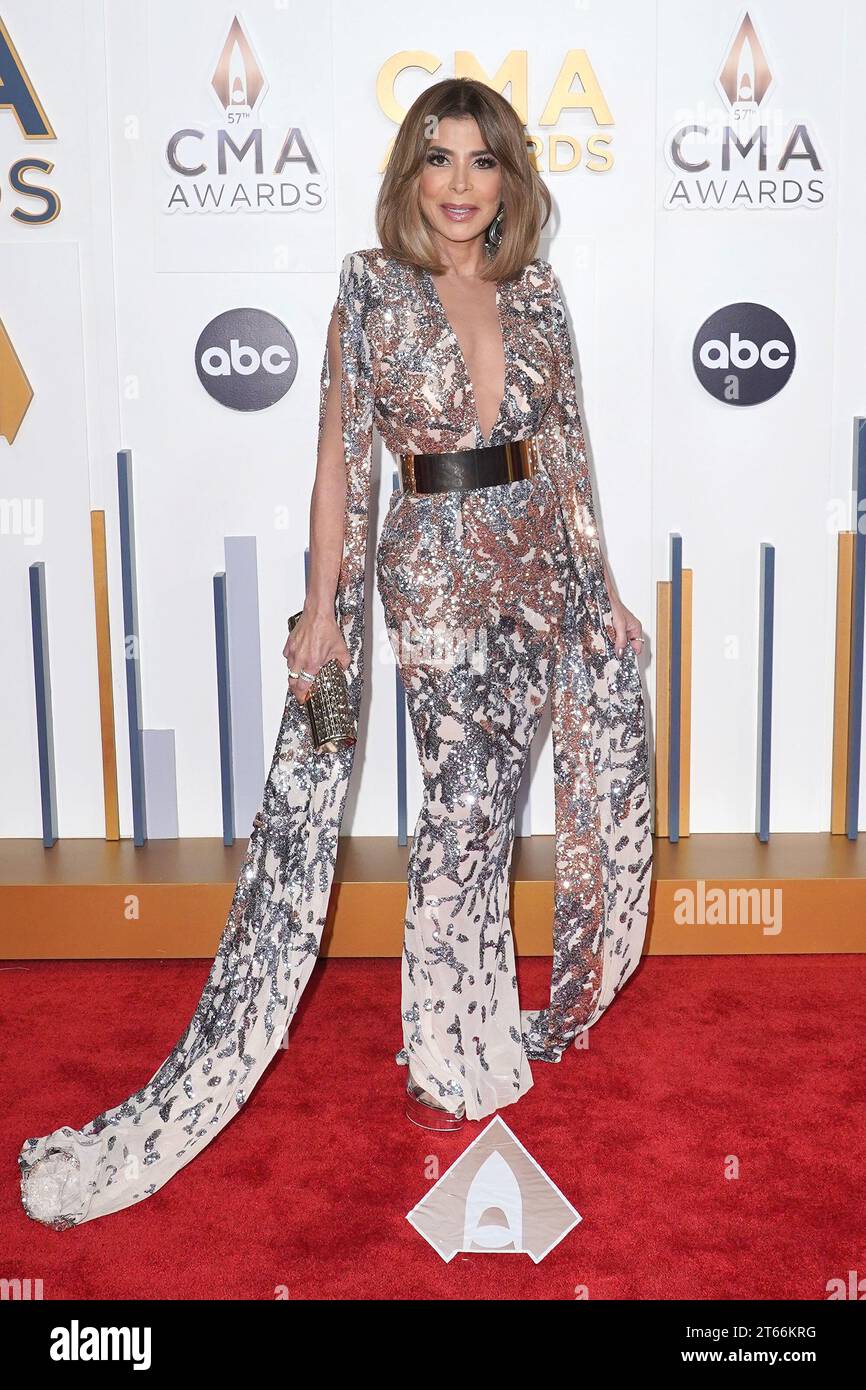 08 November 2023 Nashville, Tennessee Paula Abdul. 57th Annual CMA