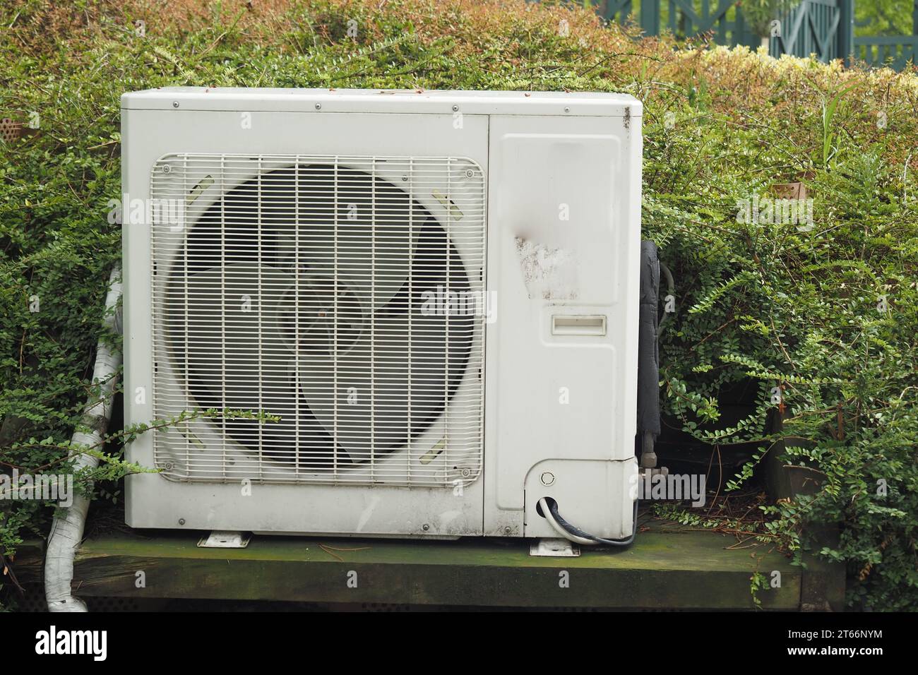 an air conditioning machine outdoor Stock Photo Alamy